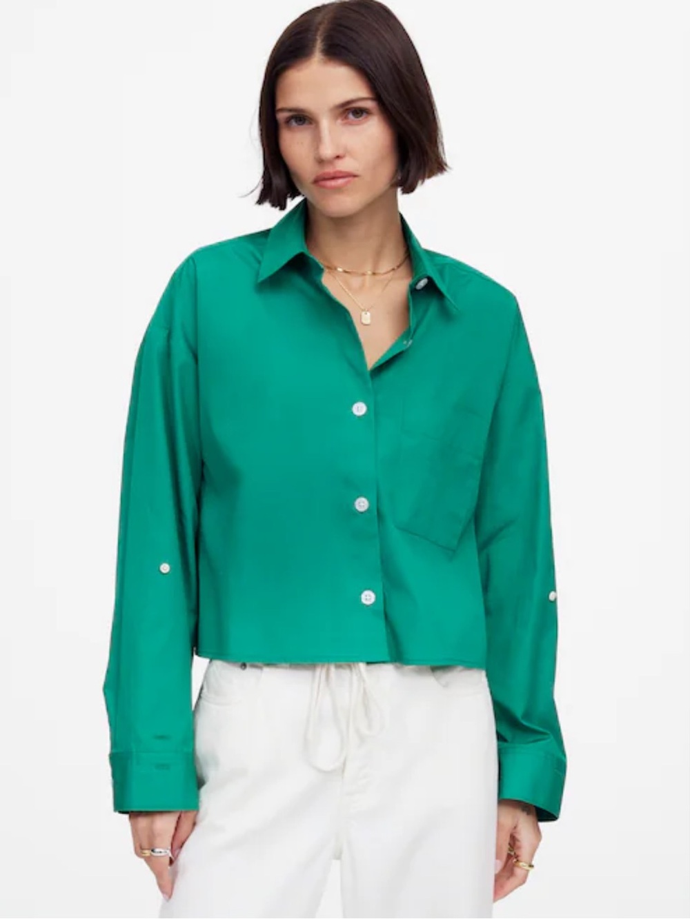 Madewell Straight Hem Button Down Shirt